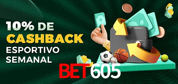 10% de bônus de cashback na BET605